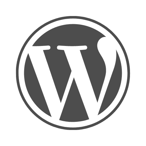 Icono Wordpress Gris